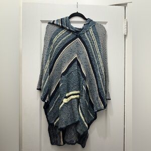 Free People Rising Tides Hooded Poncho